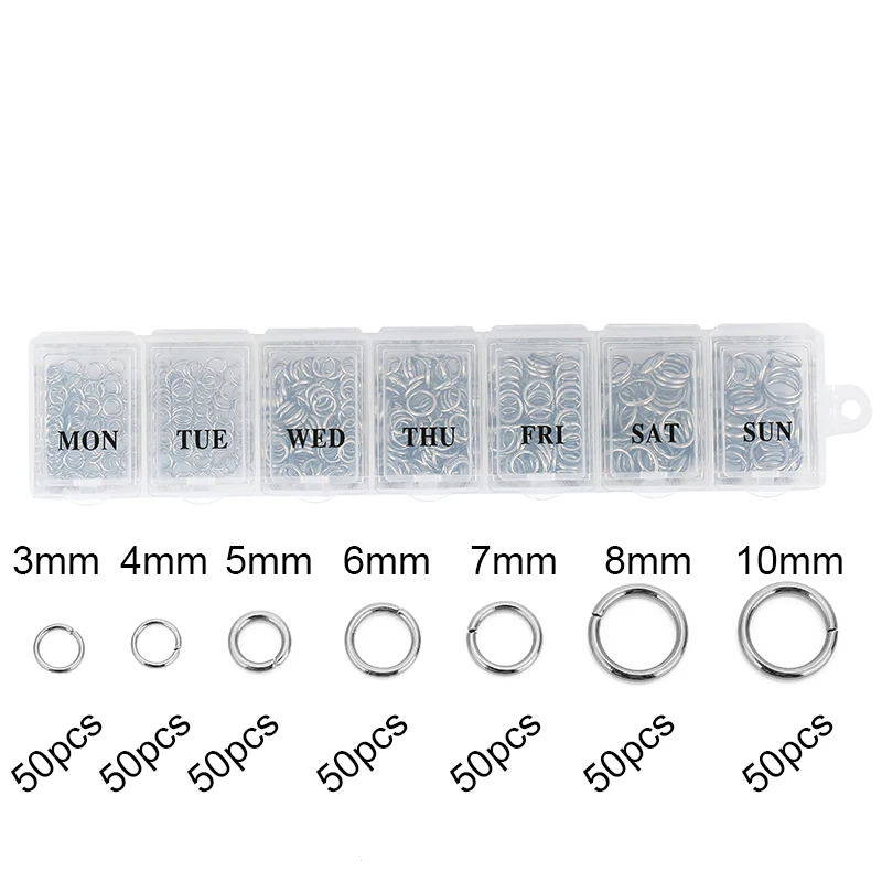Sieraden maken Kit Set Box RVS Open Ringetjes Kreeft Sluitingen Oorbel Haken Voor Armband Bevindingen Ketting Benodigdheden