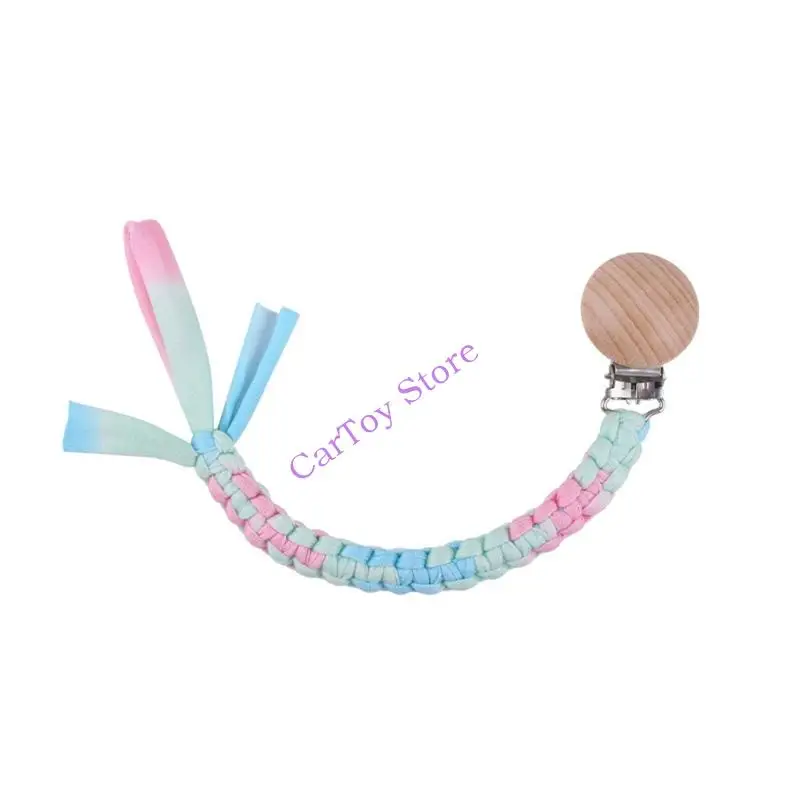 

634f Beach Clip Cloth Woven Diy Diy Pacifiers Clips Цепные соски держатель поводчик поводки