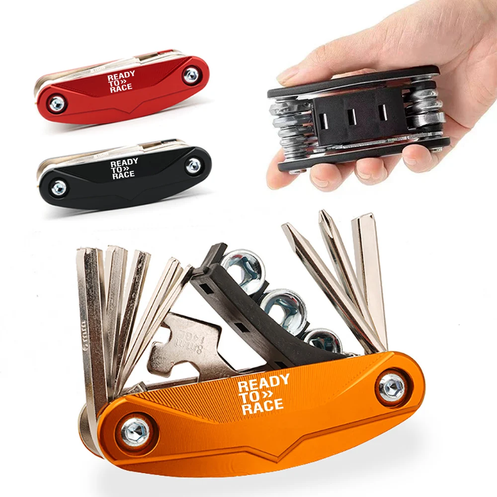 ل KTM Duke 390 690 790 890 1090 1190 1290 Super Adventure RC390 EXC TPI أداة إصلاح متعددة العدد مفك قطع غيار الدراجات النارية #5