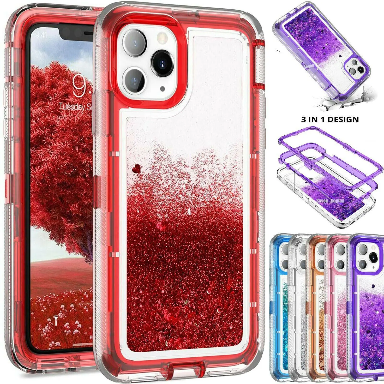 Fragance X - Capa Protetora Antichoque com Glitter Líquido