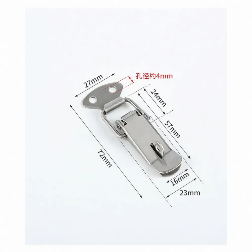 Durable Stainless Steel Toggle Clamp For Tool Box Trunk Chest Case Lock Catch Hardware Fitting Secure Fastening Mechanism