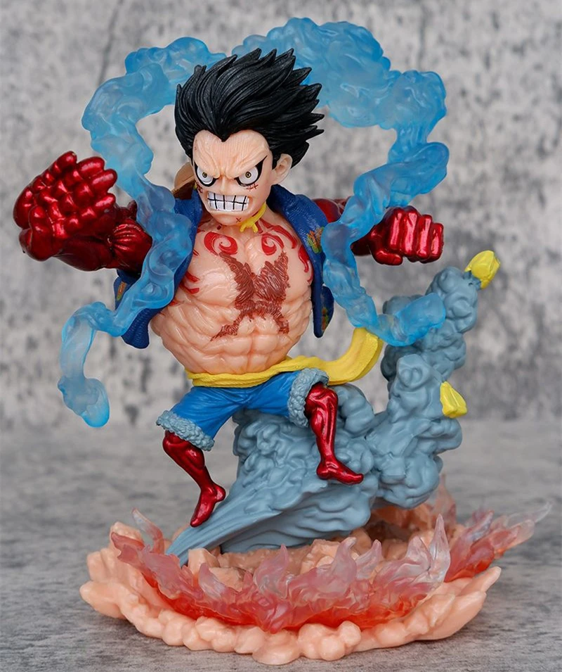 Anime One Piece GEAR Fourth 4 Monkey D Luffy Gomu Gomu No Kong Gun Battle Ver. GK PVC Action Figure Statue Model Toys Doll Gifts