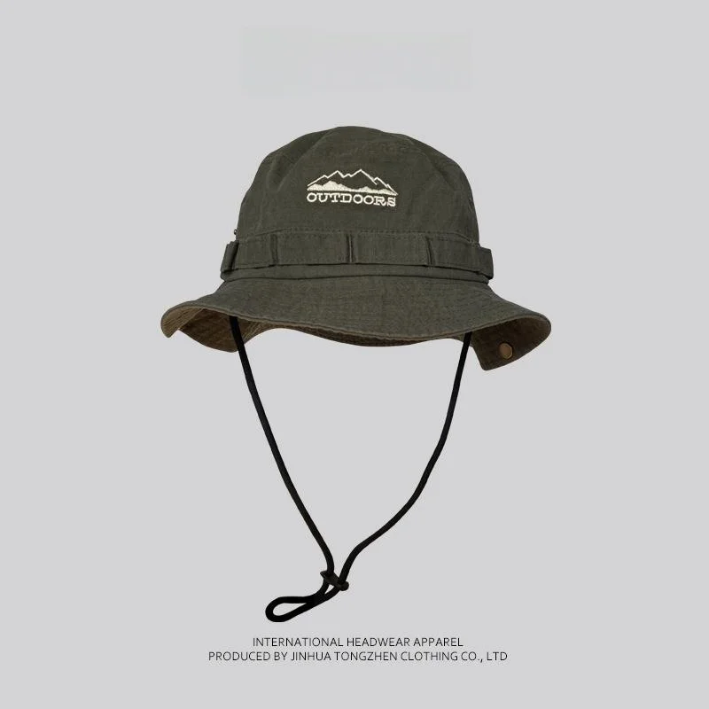 

Casual Camouflage Fiing Hat for Men And Women Large Brim round Top Outdoor Cap Unbranded PC Material YFM-28-20