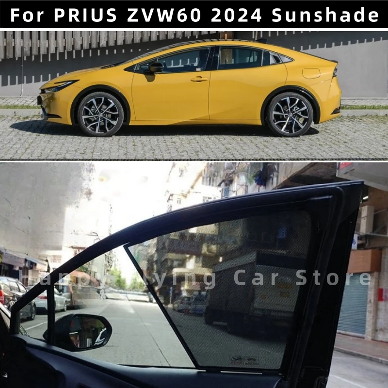 

Suitable for TOYOTA PRIUS ZVW60 2023+ window sunshade,front and side door sun baffle,mesh curtain