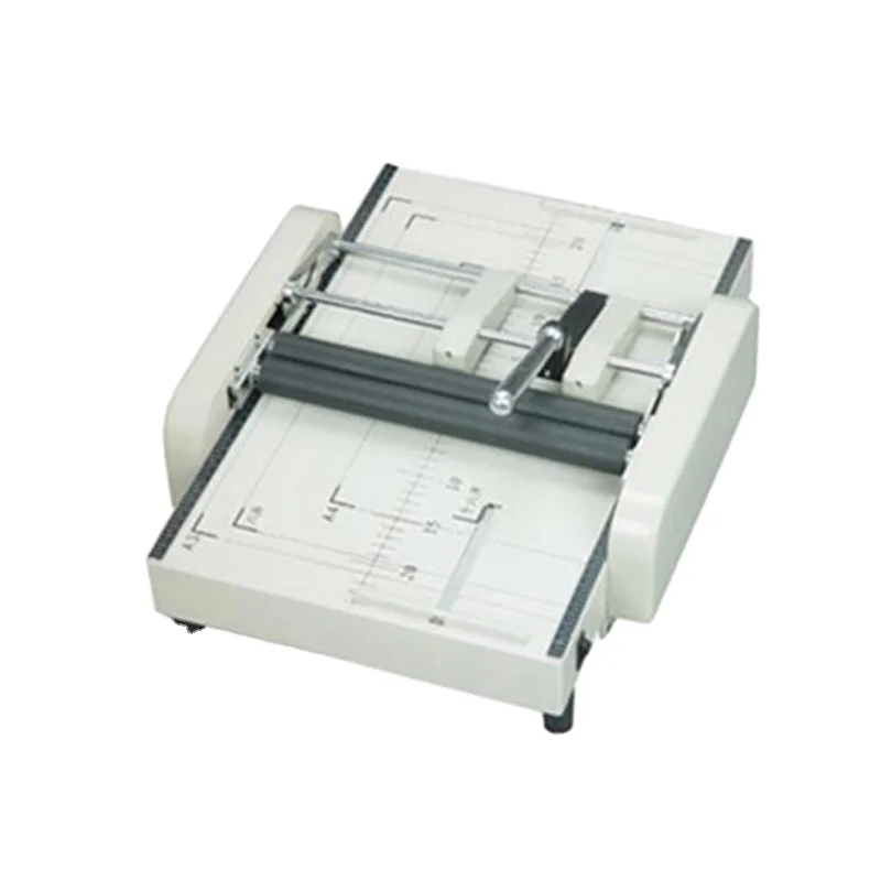 ZM- A3 Semi Automatic Booklet Maker Paper Stitching Stapler & Folding Machine