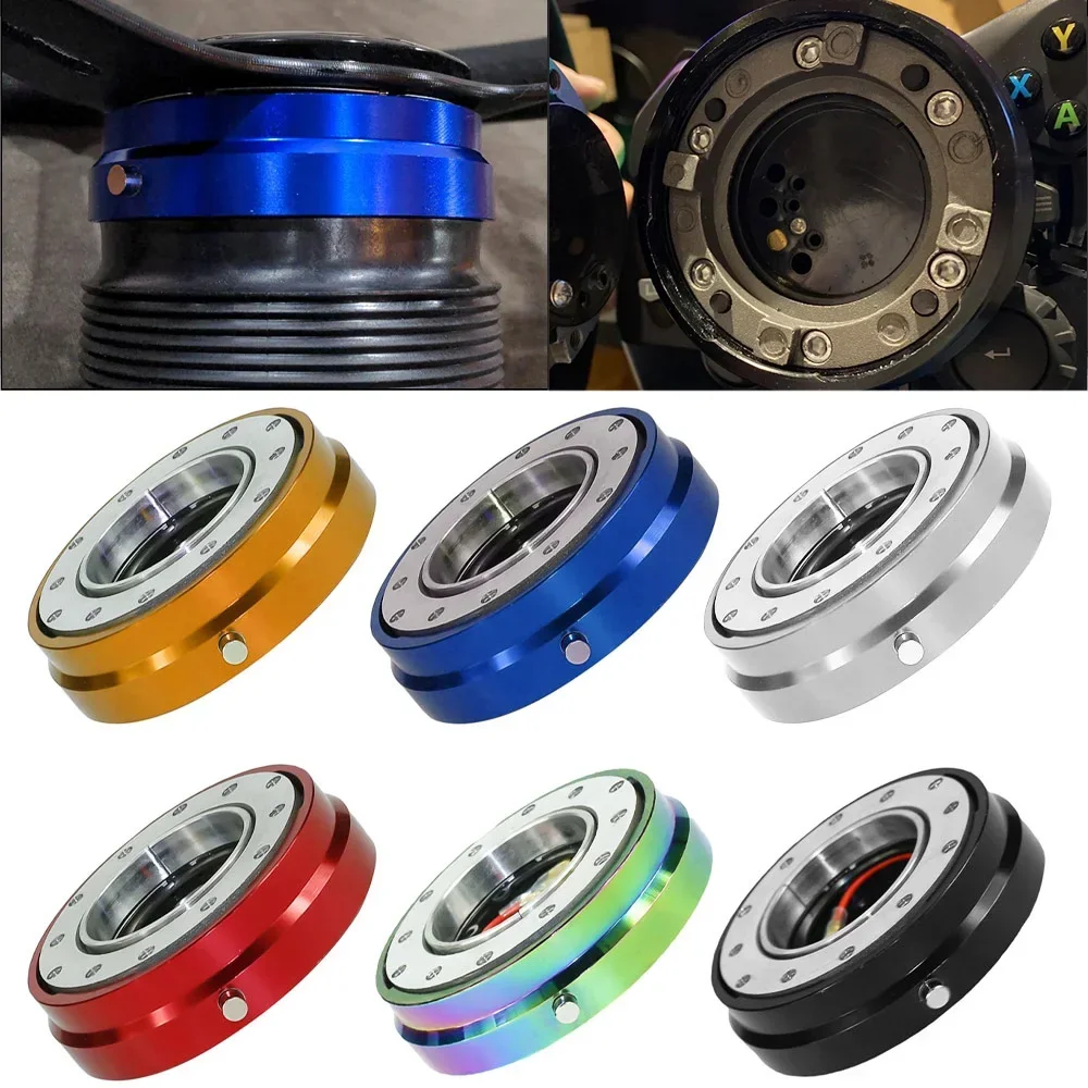 Universal Car Steering Wheel Quick Release Hub Adapter Racing Thin Version 6-hole Hub Adapter Snap Off Boss Kit Auto Parts