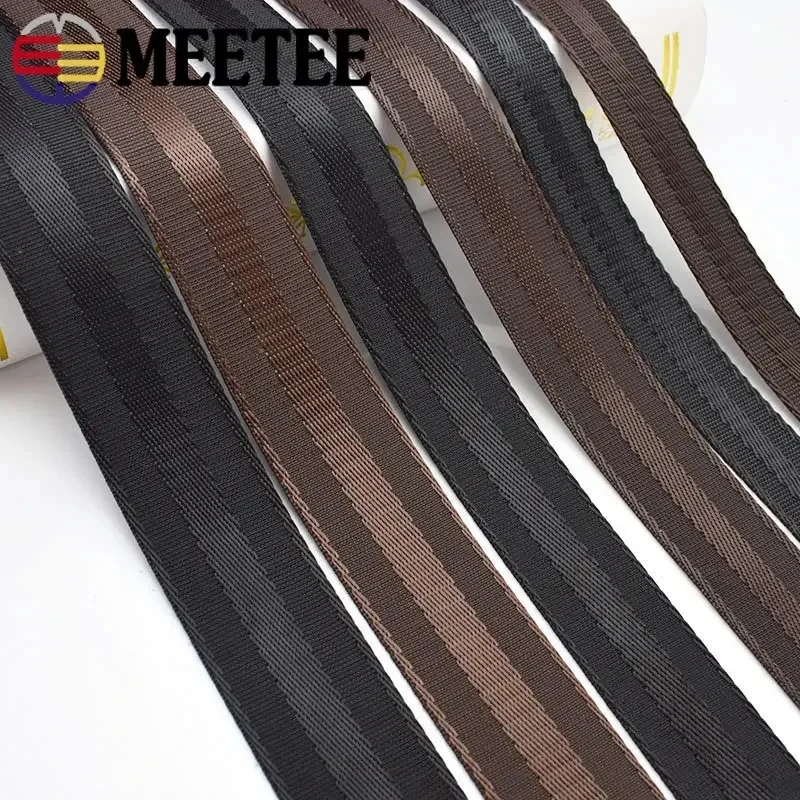 5Meters 25/32/38mm Polyester Nylon Webbing Tape Backpack Shouder Bag Strap Safety Seat Band Garment Pet Belt DIY Accessories