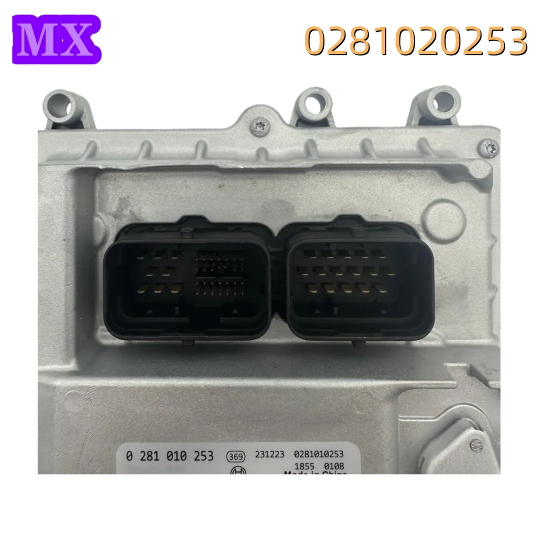 0281010253 4898111 New ECU ECM For Cummins Electronic Control Module Engine, with Program, One Year Quality Guarantee