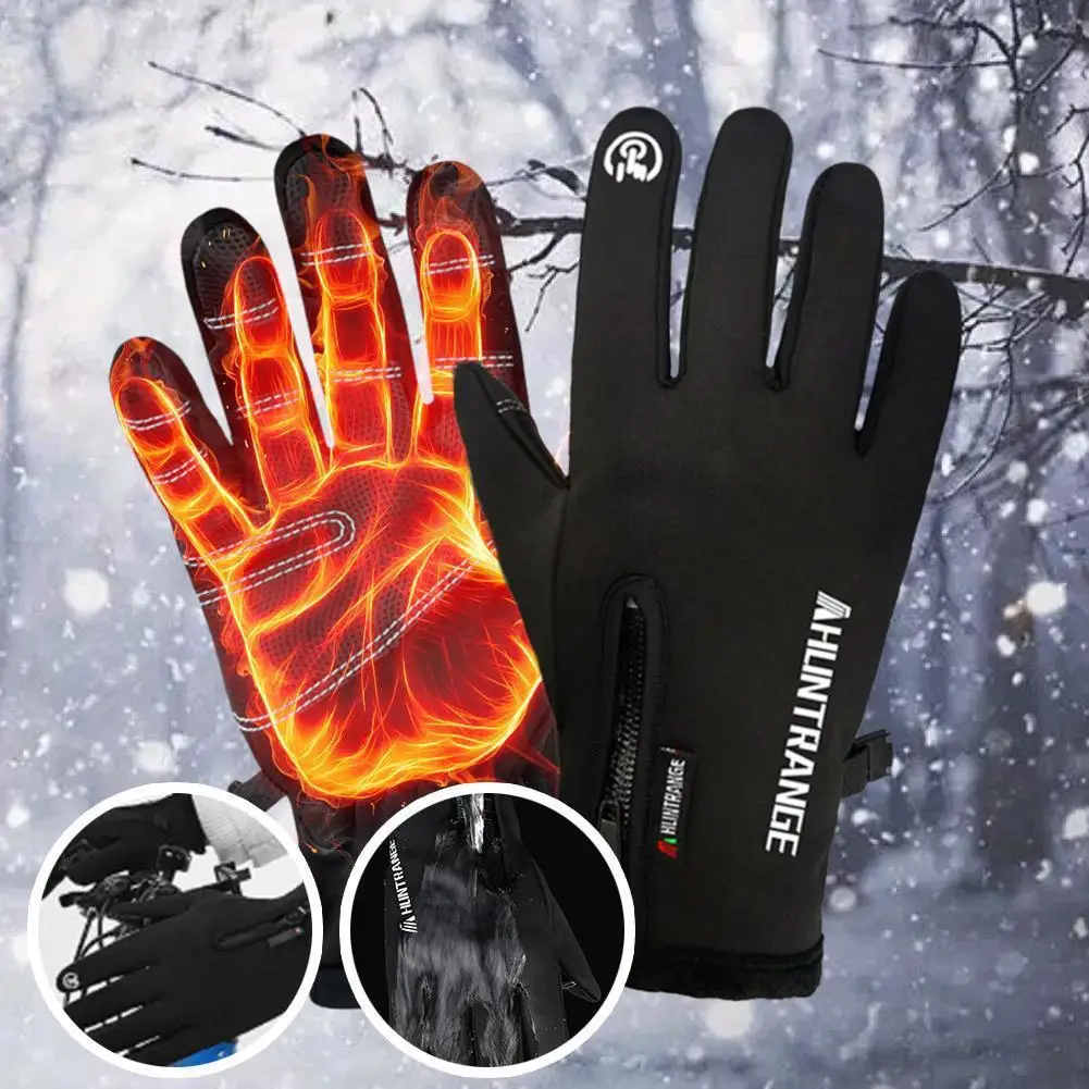 USB Touch Screen Gloves Winter Warm Electric Heated Gloves Motorcycle Snowboard Cycling Hand Warmer Gloves For Driving Skiing