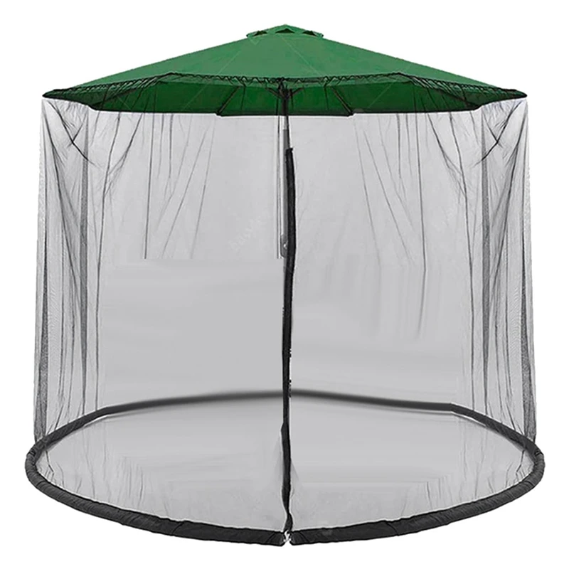 Mosquito Bug Net Parasol, Guarda-chuva para pátio ao ar livre, jardim, gramado, Camping, 1 Pc