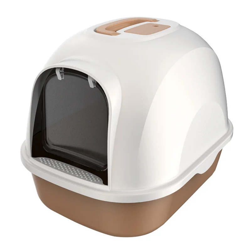 

Cat litter box fully enclosed pet supplies large cat toilet cat poop deodorant litter box anti-splash poop box