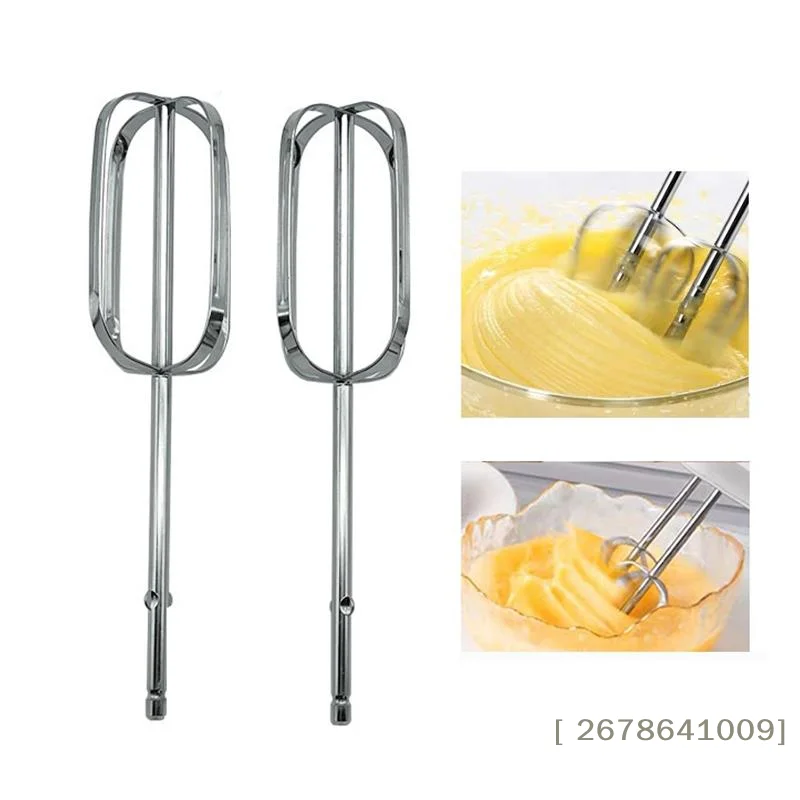 ⚑1/2pcs Hand Mixer Beaters Attachments For Universal Stainless Steel Electric Hand Mixer Whisk Replacement