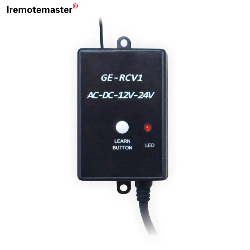 GE RCV1 Universal 433MZH Receiver Transmitter Rolling & Learning Code AC DC 12V -24V Gate Remote Receiver Приемник Récepteur