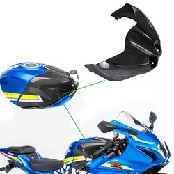 For Suzuki GSXR 1000 2017 2018 2019 2020 2021 2022 3k Carbon Fiber Motorcycle Modified Accessories Front Fuel Tank Cover Fairing