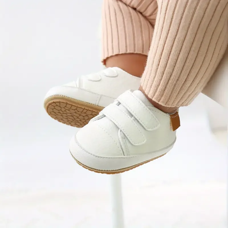 Newborn Baby Shoes Leather Casual Non-slip Toddler Infant Kids Boys Girl Walker Sneakers