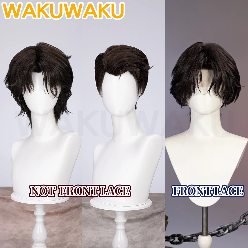 Cosplayin estoque jayce peruca jogo cosplay wakuwaku masculino 28cm cabelo curto arcane temporada 2 jayce cosplay peruca dianteira do laço livre boné peruca