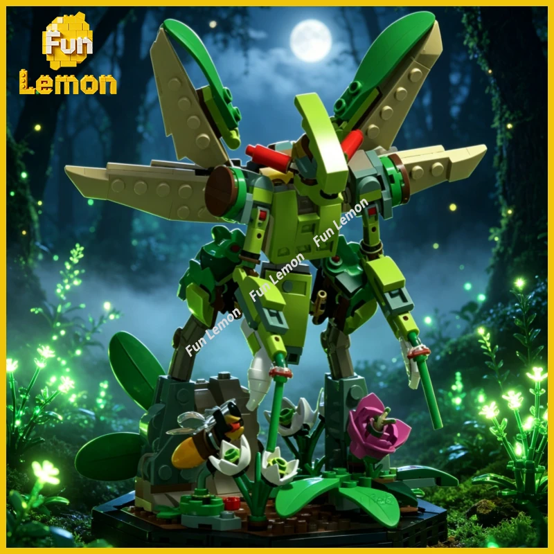 

MOC-258077 Mantis Building Blocks Nature Themed Model 339pcs Classic Home Display Piece