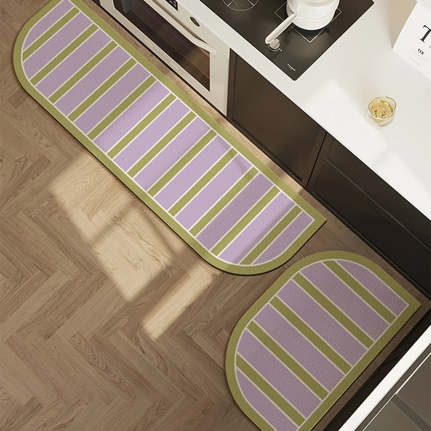

Non-slip Kitchen Carpet Ins Striped Long Strip Runner Floor Mats Oil-proof Waterproof Kitchen Rug Home Decoration 카펫 שטיח למטבח