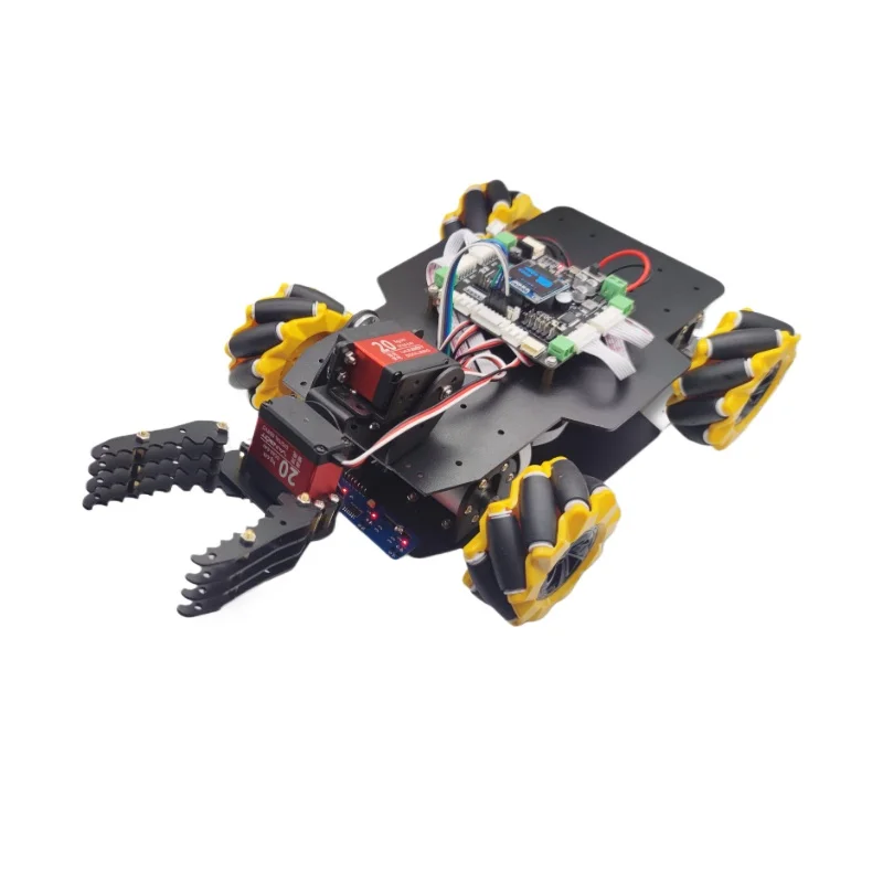 

Mecanum Wheel Intelligent Logistics Vehicle, Tracking and Obstacle Avoidance, Four-wheel Drive Transport Vehicle