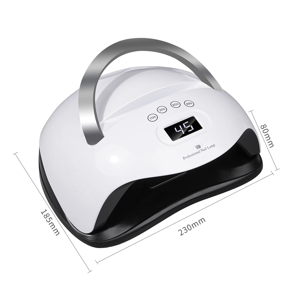 네일 램프 UV LED UV 라이트 건조 경화 젤 폴리쉬 드라이어 캐빈 휴대용 손잡이 매니큐어 장비