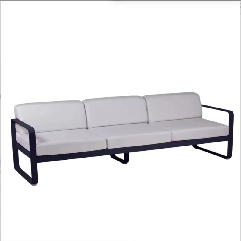 2025 Factory Hot Sofa Set Outdoor Garden Sofa With Arm Modern Outdoor Furniture Set Aluminum Frame Sustainable Options for Patio