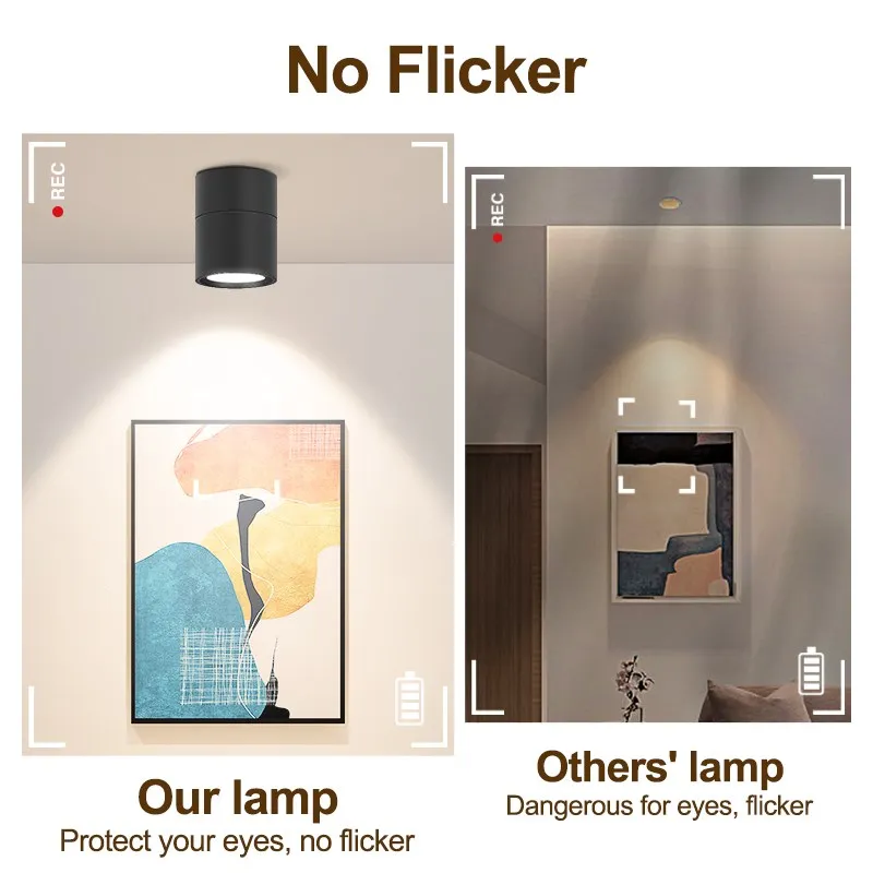Foldable Led Down Light Ceiling Pin Light Spotlight Led Lamp 7W 10W 15W  Led Downlight For Kitchen Home Decor Surface Mounted