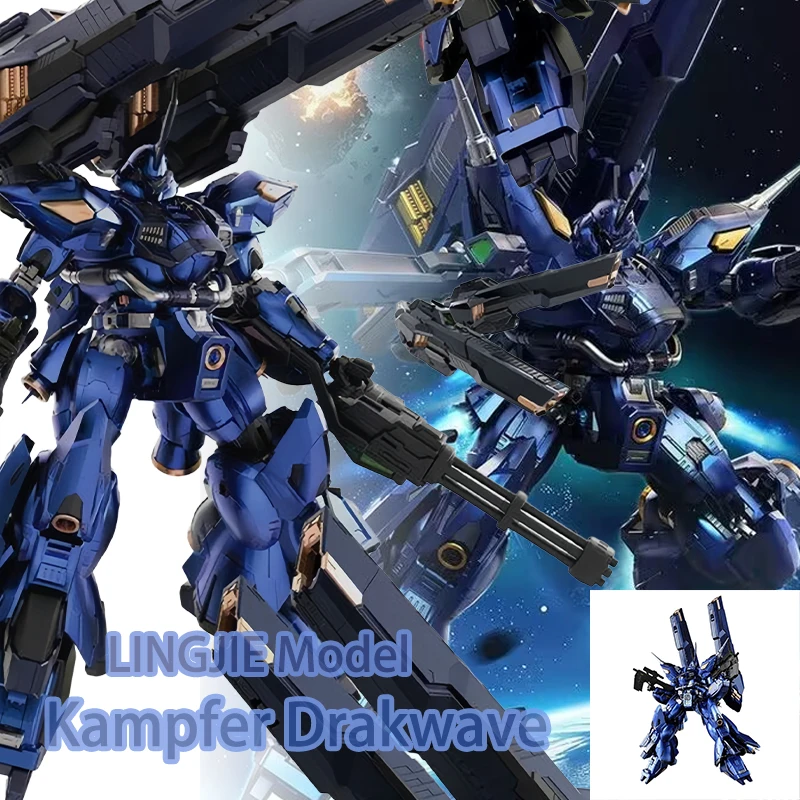 

Kampfer Drakwave Toys 1/100 LINGJIE Model Ms-18e Assembly Model Kit Modded Version Action Figure Plastic Robot For Fans Gifts