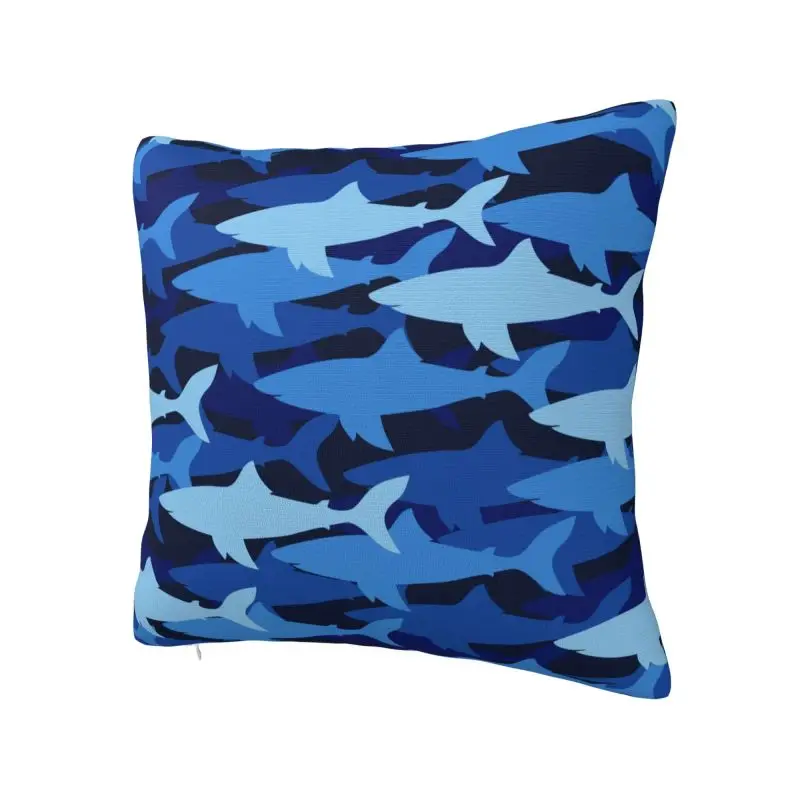 Luxury Ocean Animal Shark Cushion Cover 40*40 cm Polyester Throw Pillow Case for Living Room Bedding Sofa Pillowcase