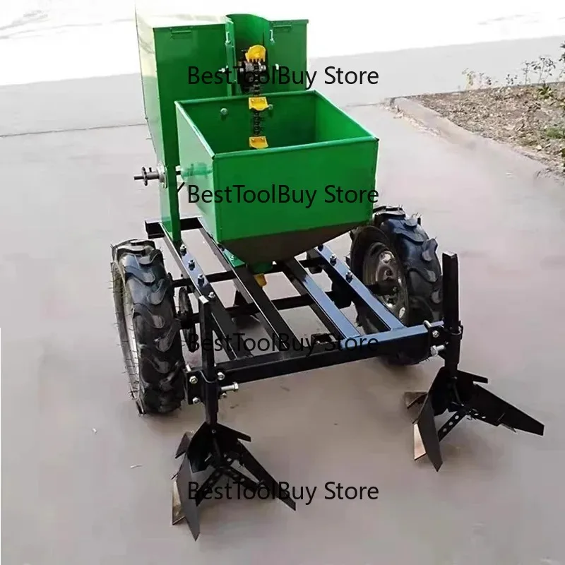 Agricultural Potato & Walnut Planter, Tractor Mounted Seeder, Mulching Fertilizing Sowing All-in-One Machine