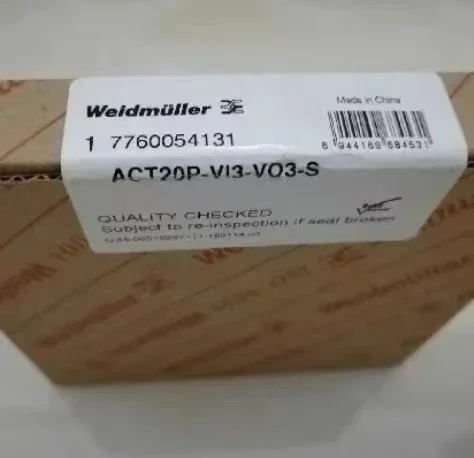 2026.4 ACT20P-VI3-VO3-S Brand New Genuine Weidmuller Isolator 7760054131