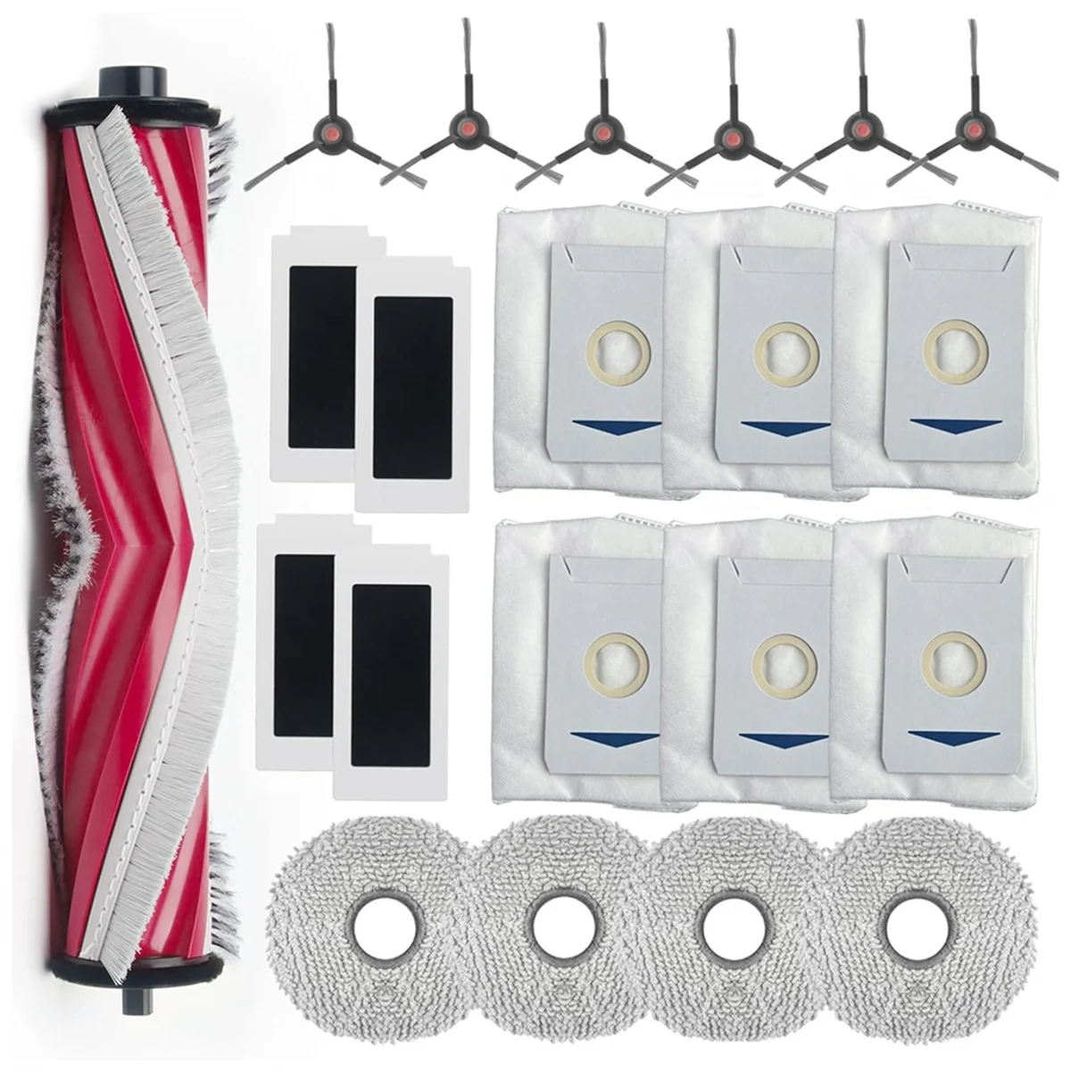 Популярный для робота-пылесоса Yeedi M12 PRO +, основная боковая щетка, фильтр Hepa, швабра, тканевые мешки для пыли, запасные части