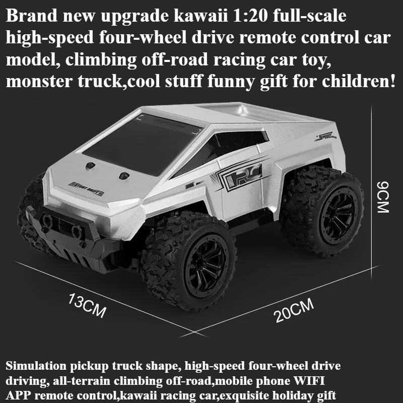 

Cool Stuff Toy Cay Funny Gift-1:20 High-speed Off-road Rc Cars,Monster Truck,Remote Control Car,Climbing Rc Truck,Toys for Kids