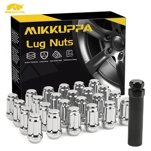 Imagen 2 del producto MIKKUPPA 24 tuercas M12x1.5 - Reemplazo para Toyota 4Runner 1984-2013, Tacoma 1995-2013, Rueda del mercado de accesorios Tundra 2000-2006
