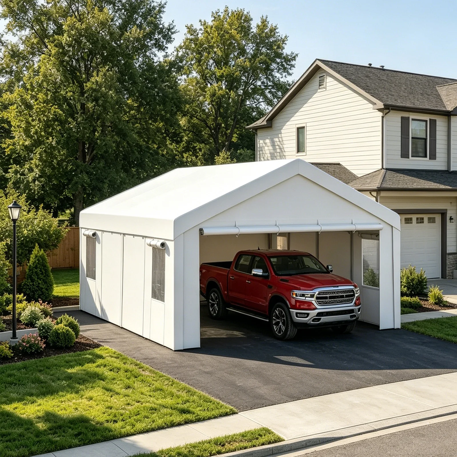 Tettoia per auto 13x25FT resis - Outdoor Furniture Heavy Duty recensione e prezzo