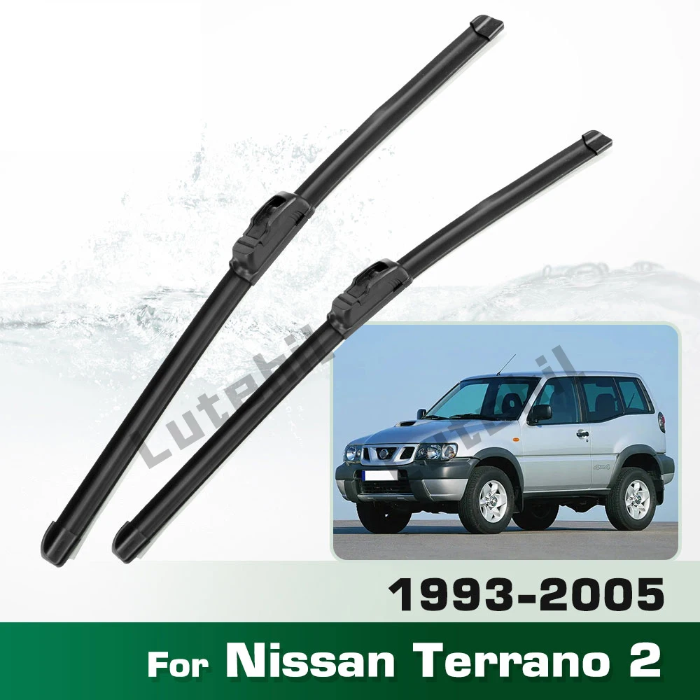 Scheibenwischer vorne, für Nissan Terrano 2 1993–2005, 1999 2000 2001 2002 2003 2004, Windschutzscheibe, Windschutzscheibe, Fensterbürste, 21 Zoll + 20 Zoll