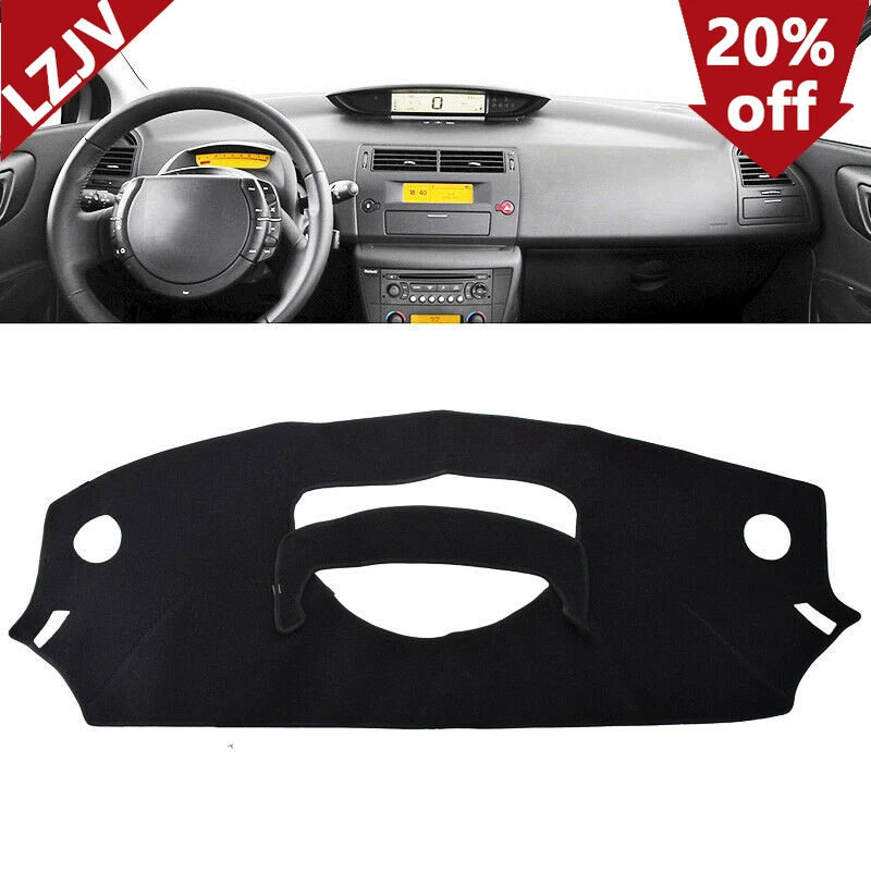 New For Citroen C4 Pallas C-Quatre 2004-2010 Front Dashboard Cover Carpet Center Console Dash Heat Proof Mat Sun Shield Pad Shad