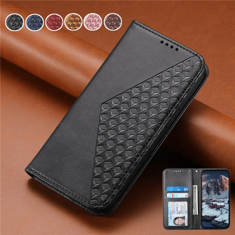 Magnetic Leather Wallet Cover Case For Sharp Aquos R7 R6 P7 Sumaho 6 5 sense 7 Plus 4 5 6 sense4 sense5 5G Phone Bags Cases Etui