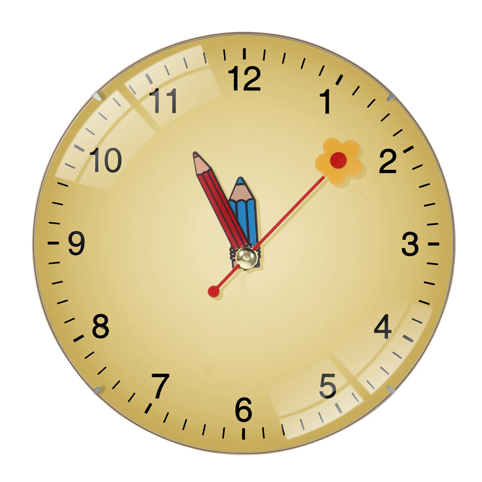 

10Sets Metal Clock Hands Elegant Pencil Shape DIY Wall Clock Replacement Parts Kit Home Accessories Home Supplies