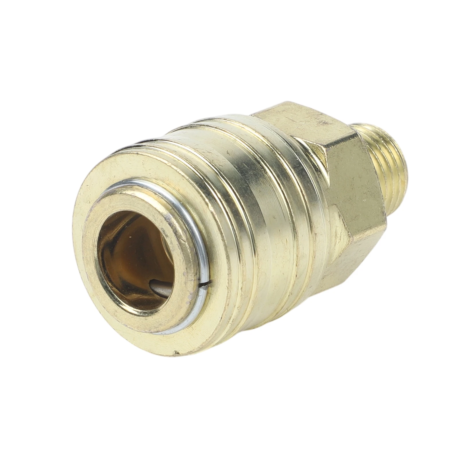 Brass Quick Coupling Leak Resistant Air Connector Pneumatic Part Brass Coupler One-handed Operation Leak-proof