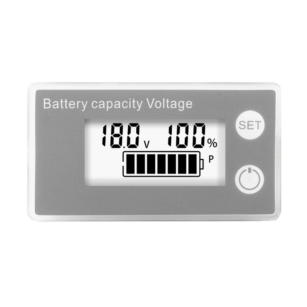 6133A New DC8-100V Battery Capacity Indicator LCD Digital Electricity Meter Lead-acid Lithium LiFe PO4 Voltage Tester Car Tool