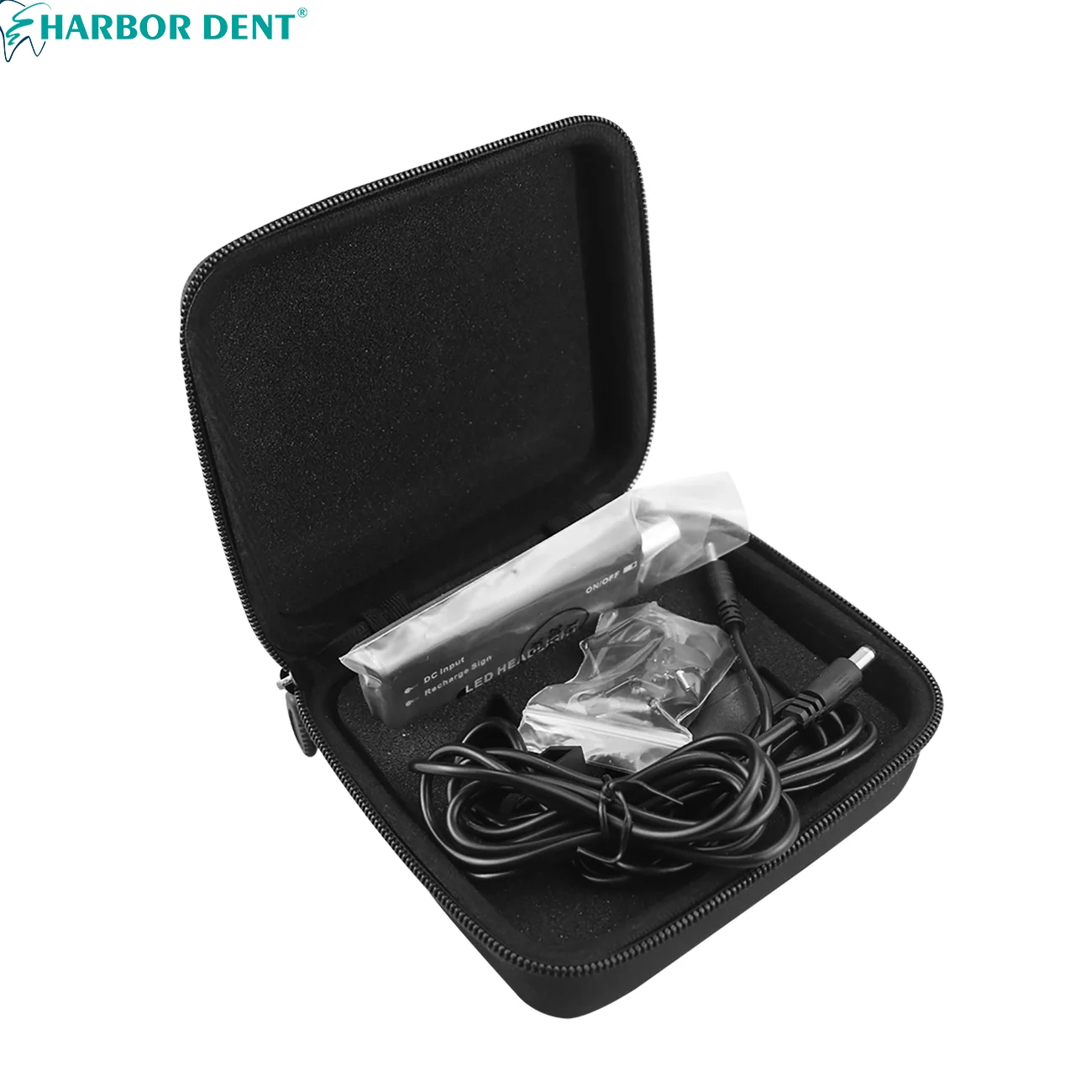 Dental 5W Headlight Belt Clip Type Headlamp Dentist Rechargeable Adjustable Lamp for Medical Surgery with Battery