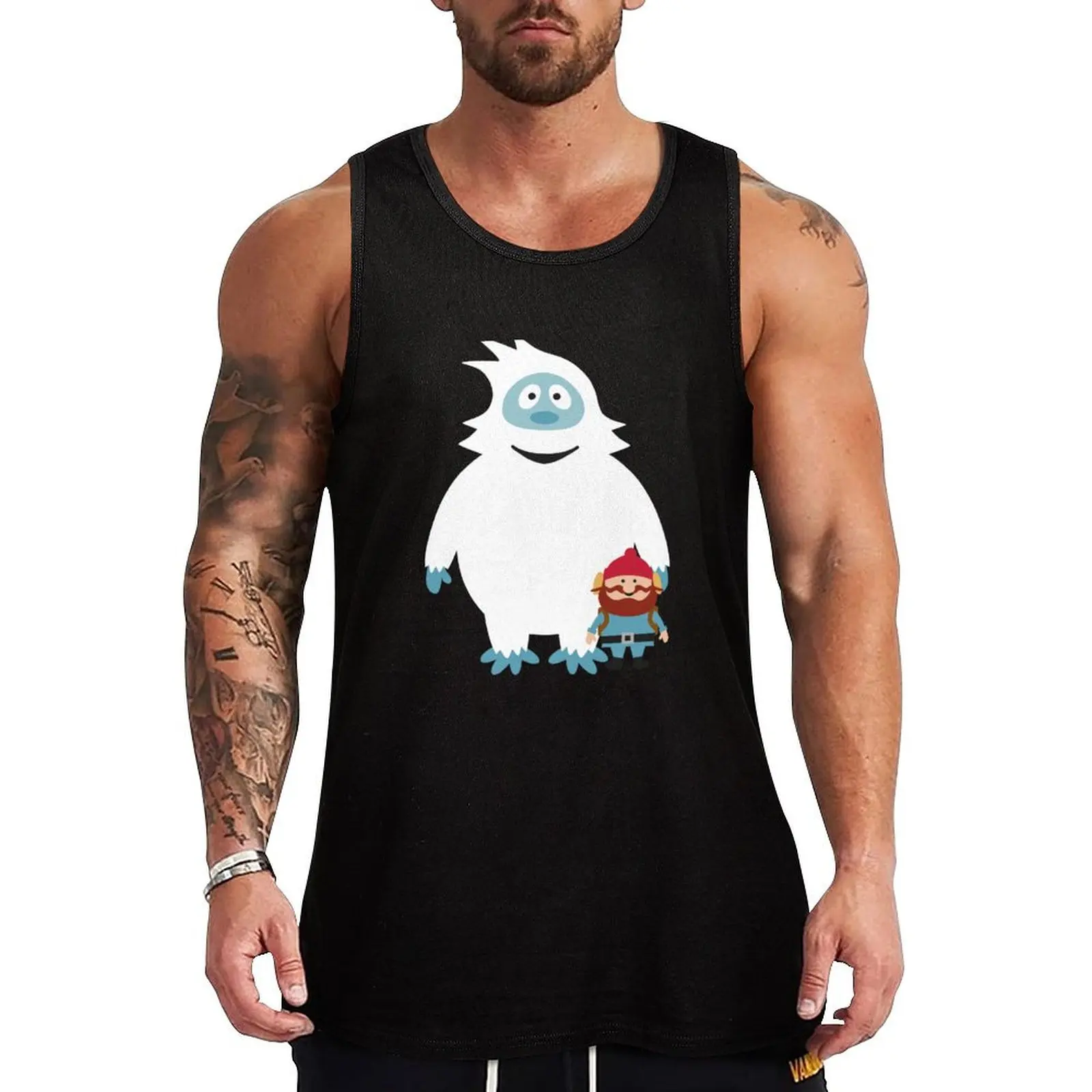 

Abominable Snowman & Friend Tank Top T-shirts men gym accessories man men gym clothing Men's gym t-shirts