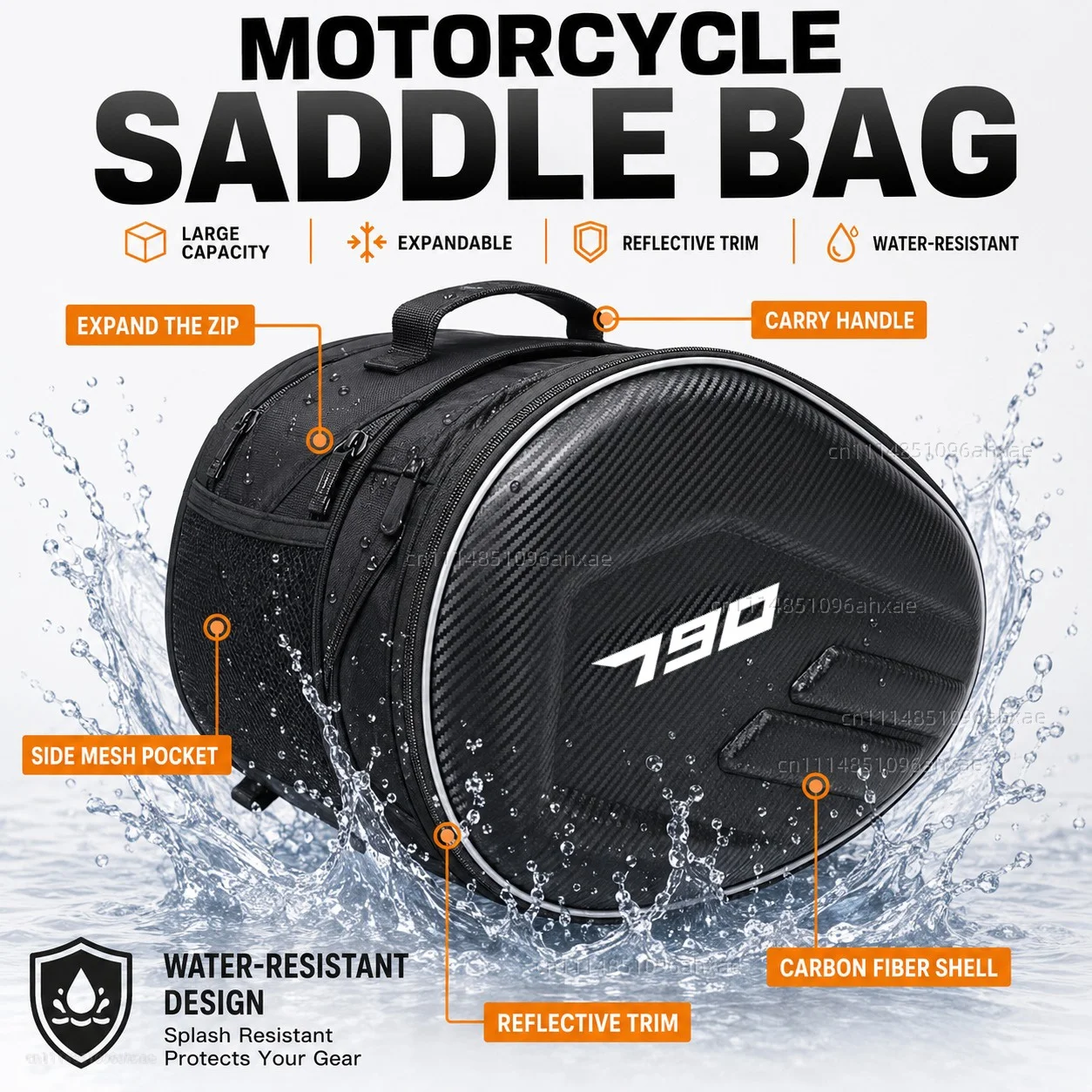 For KTM 890 1090 1190 ADVENTURE / R 790 ADVENTURE / S / R Duke 790 890 2PCS Motorcycle Pannier Bags Luggage Saddle Bags Side view 5