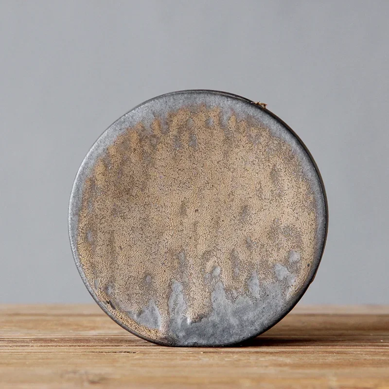 Rough Pottery Vase Ornaments Retro Tea Ceremony Flower Ware  Zen Flower Arrangement Ceramic Tabletop Vase Decorative Ornaments