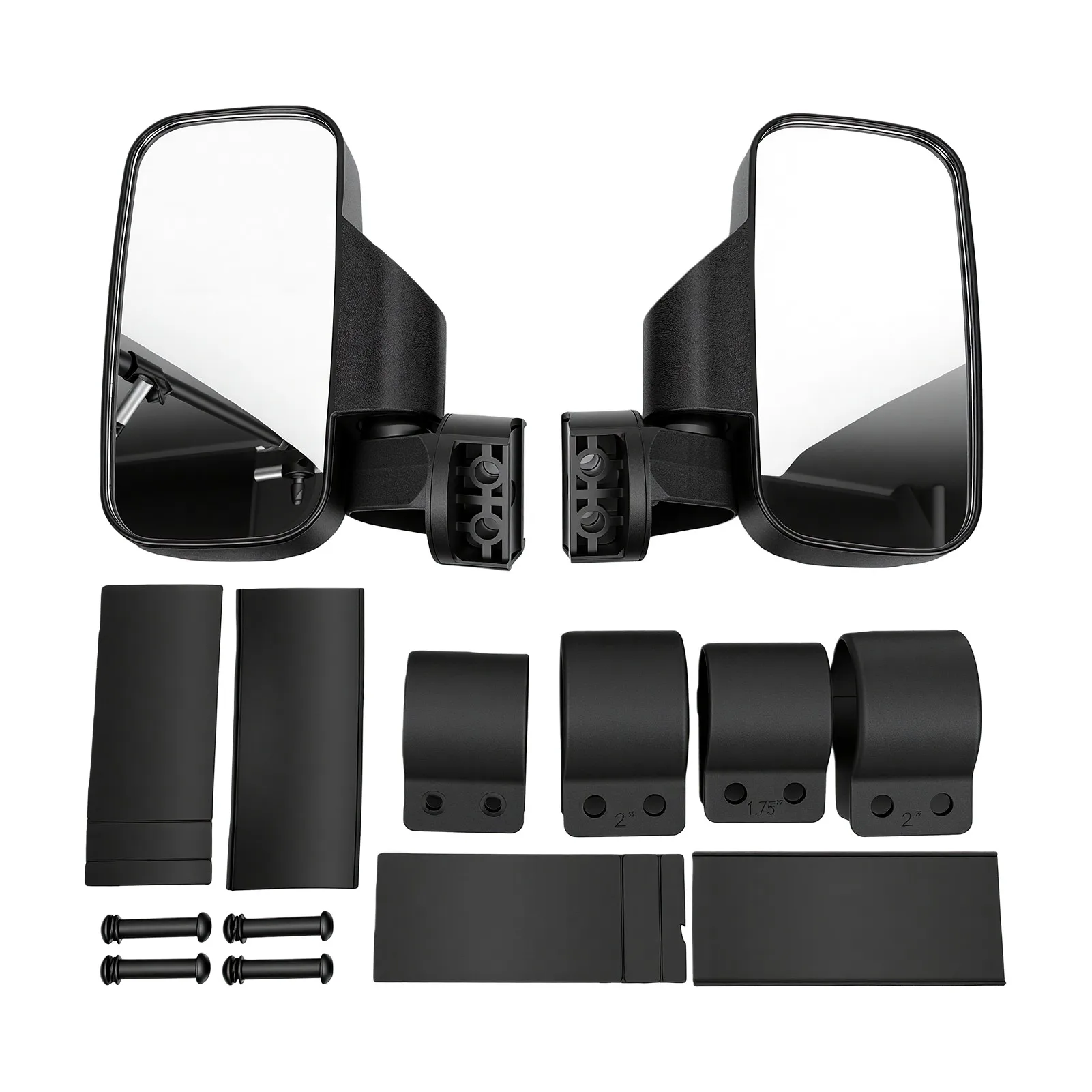 UTV Mirrors Replacement UTV Rear View Mirror Replacement for 950 H.O. Sport 2022-2026 Wide Angle  Clamp Mount Mirror