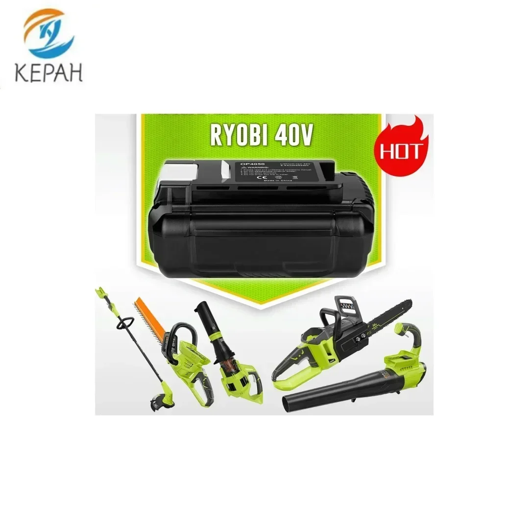 40V 6.0Ah Replacement Lithium Battery Suitable for Ryobi, 100% Compatible with Cordless tool OP4050 OP4060 OP4015 OP4026 OP4030