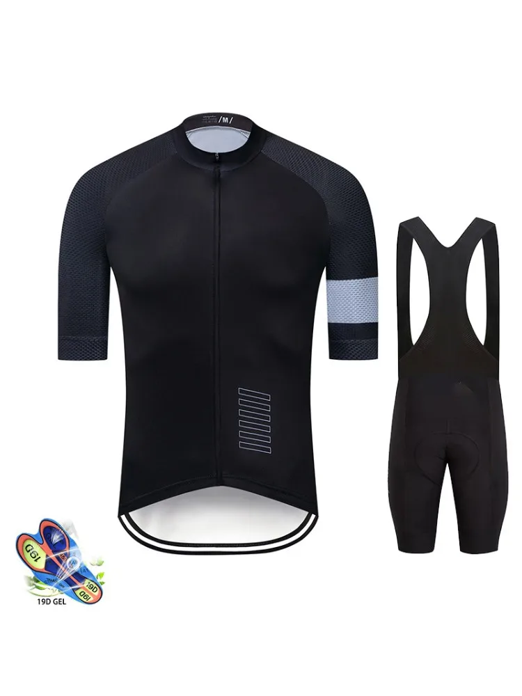 AliExpress NONE 2026 New Pro Team Cycling Jersey Set Men's Summer Bike Mountain Uniform Ropa Ciclismo Maillot Hombre Bicycle Clothing Suit