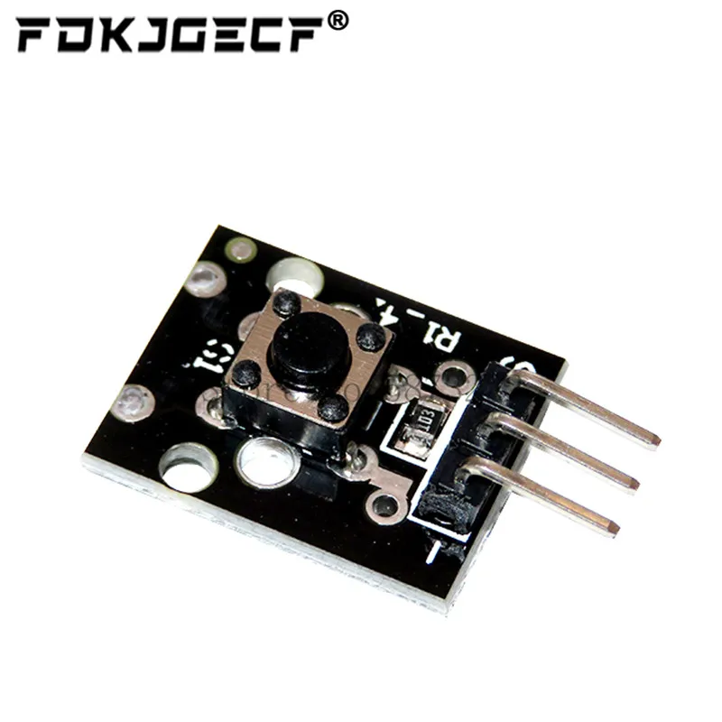 KY-004 3pin Button Key Switch Sensor Module for Arduino Diy Starter Kit 6*6*5mm 6x6x5mm KY004