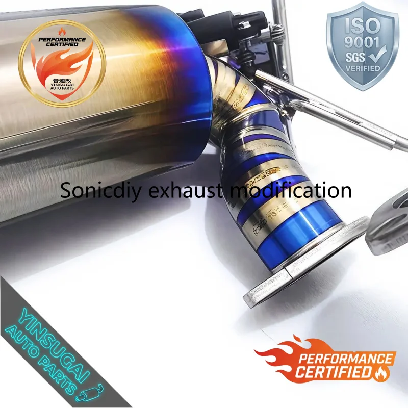 Cuski Durable Titanium Alloy Electronic Valve Catback Exhaust for Infiniti G37 Dual Door 3.7L 2010-2021