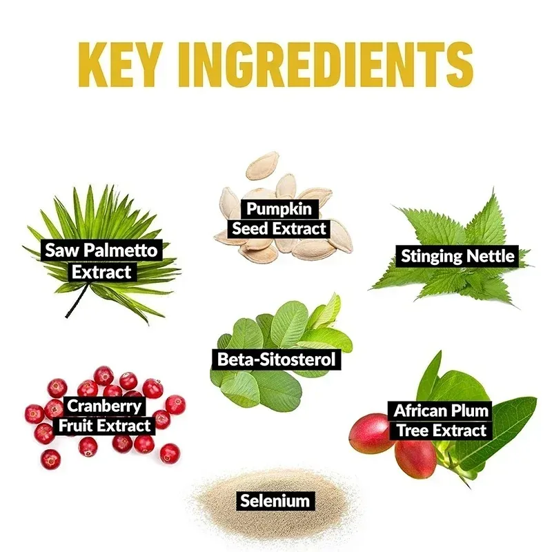 

Prostate Supplement - Hair Growth, Men's Health, Urinary Tract Health, Frequent Urination